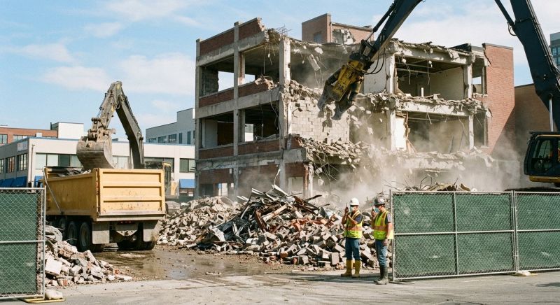 Commercial Site Demolition in Bergen County, NJ