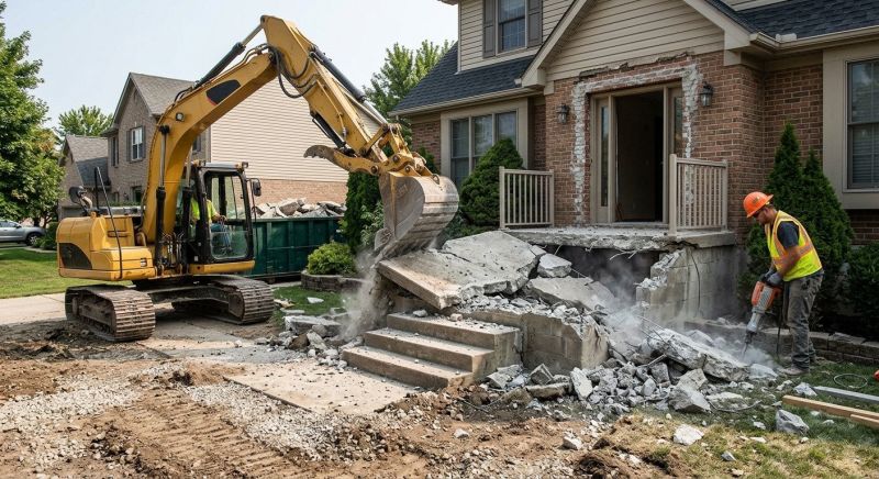 Porch Demolition in Sacramento, CA