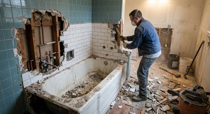 Bath Demolition in Bergen County, NJ