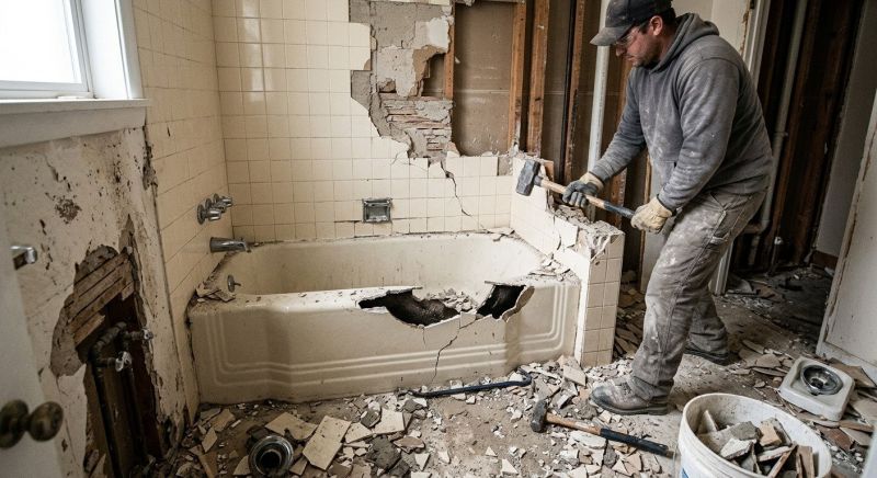 Bathroom Demolition in Frederick, MD