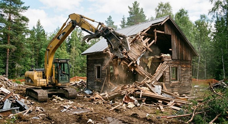 Cabin Demolition in Somerset County, NJ