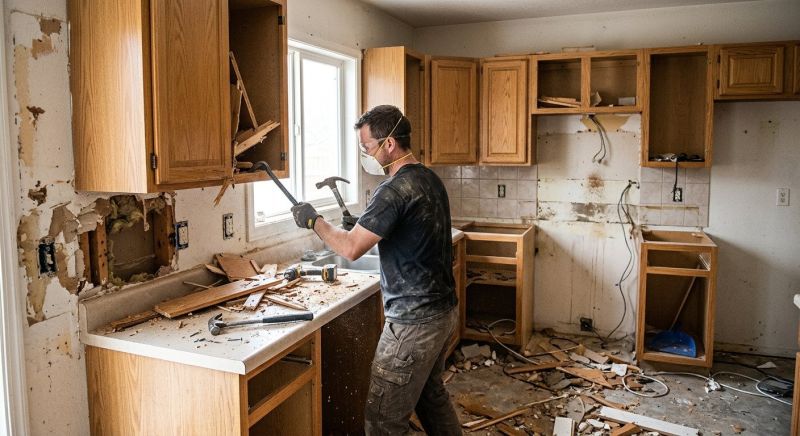 Cabinet Demolition in Bergen County, NJ