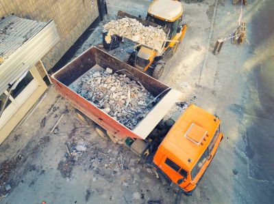 Construction Debris Disposal Truck