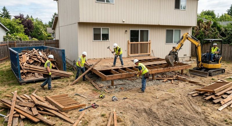 Deck Removal Service in Sacramento, CA