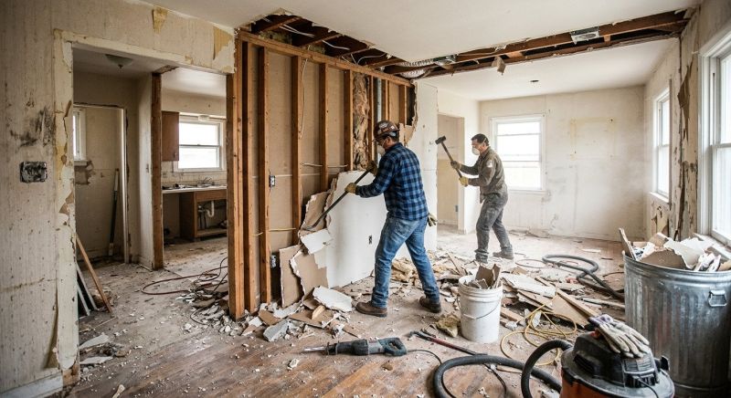 Drywall Removal in Sacramento, CA