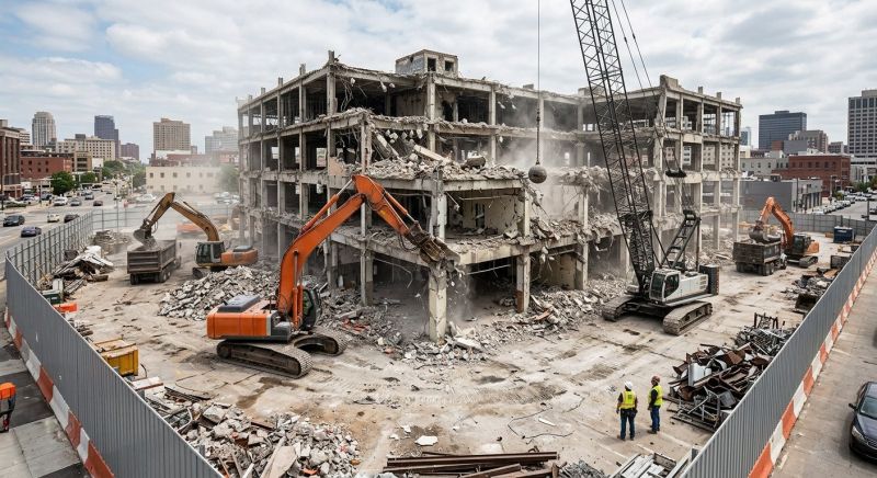 Factory Demolition in Katy, TX