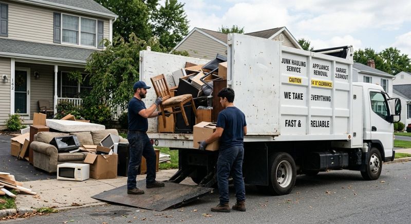 Garage Junk Hauling in Madison, WI