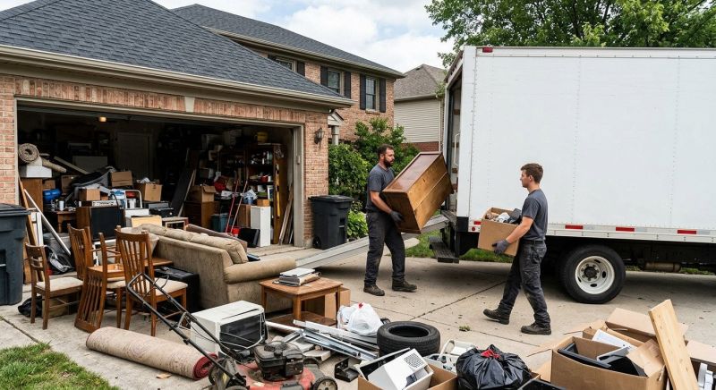 Garage Junk Hauling in Roseville, CA