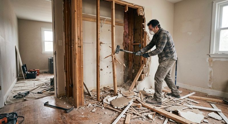 Hardwood Floor Demolition in Bergen County, NJ