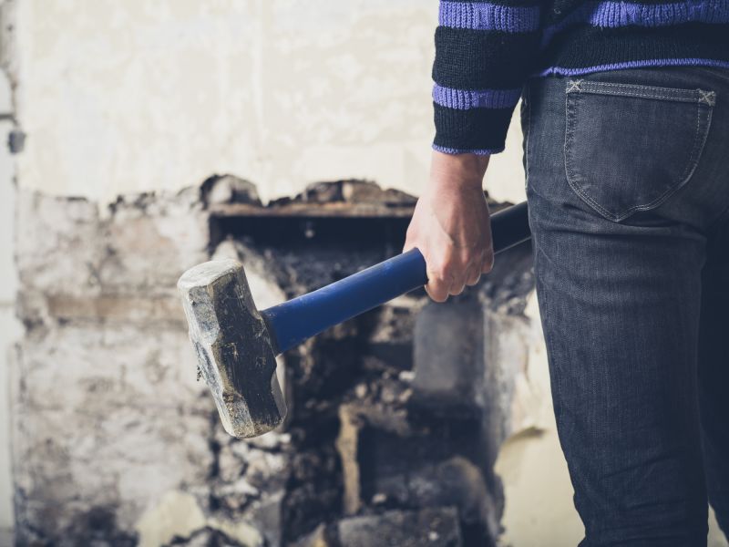 Hearth Demolition in Frederick, MD