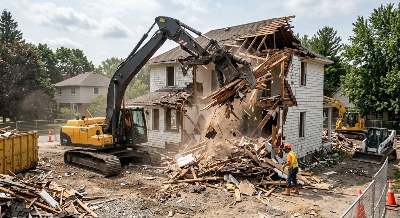 House Wrecking in Pearland, TX