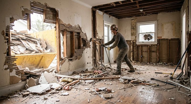 Interior Renovation Demolition in Frederick, MD