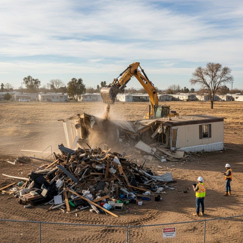Mobile Home Demolition in Sacramento, CA