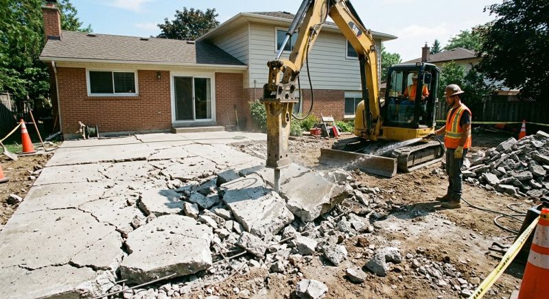 Patio Demolition Service in Sacramento, CA