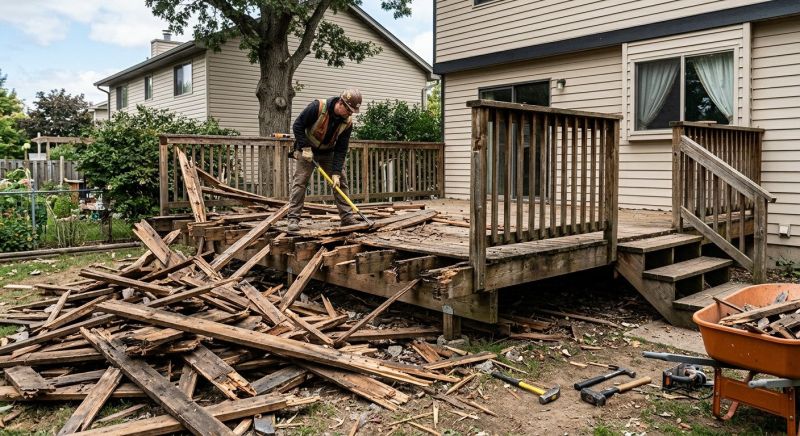 Pool Deck Demolition in Bergen County, NJ