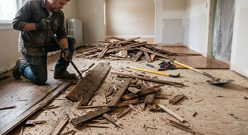 Subfloor Demolition in Bergen County, NJ